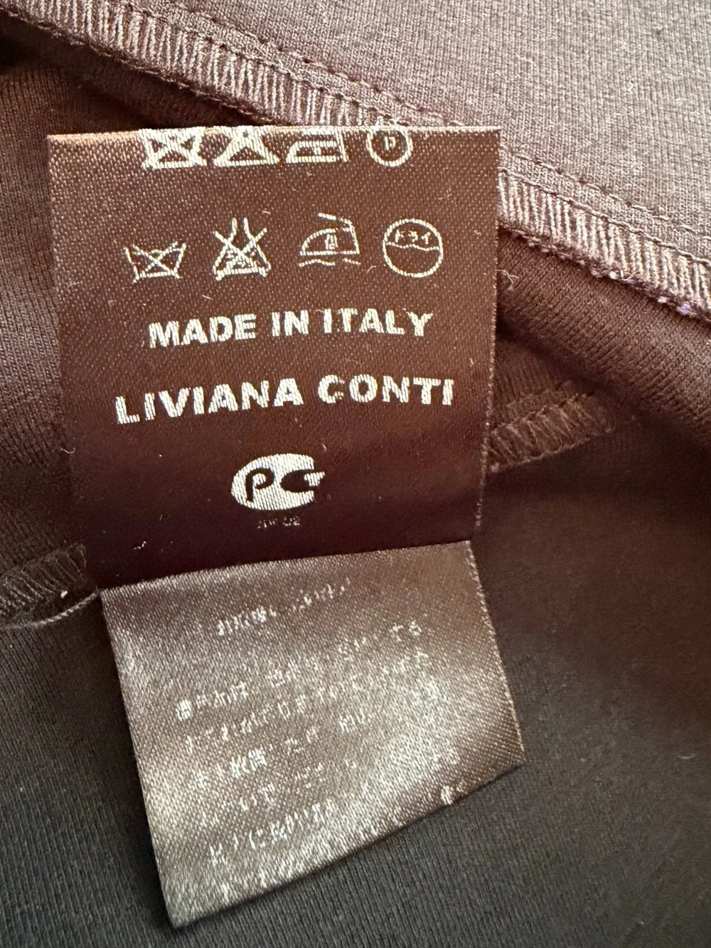 Liviana Conti Made in Italy Navy & Black Skirt Suit Set